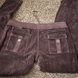 Juicy Couture Brown Track Pants